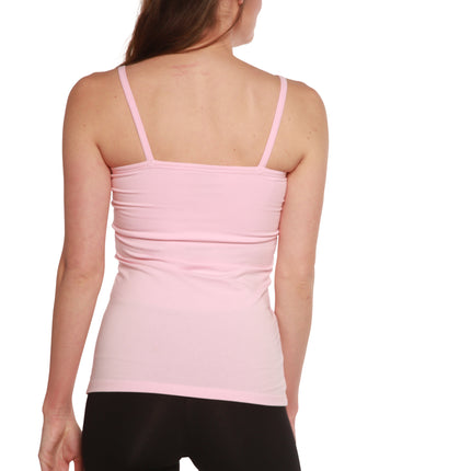 Clearance Women's Bamboo/Cotton Camisole with Shelf Bra