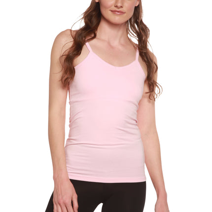 Clearance Women's Bamboo/Cotton Camisole with Shelf Bra