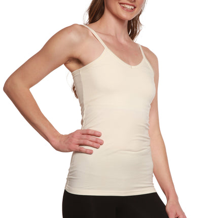 Clearance Women's Bamboo/Cotton Camisole with Shelf Bra