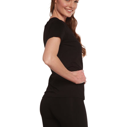Women's Bamboo/Cotton Short Sleeve Scoop Neck T-Shirt