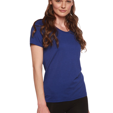 Women's Bamboo/Cotton Short Sleeve Scoop Neck T-Shirt