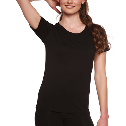 Women's Bamboo/Cotton Short Sleeve Scoop Neck T-Shirt