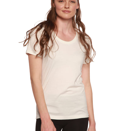 Women's Bamboo/Cotton Short Sleeve Scoop Neck T-Shirt