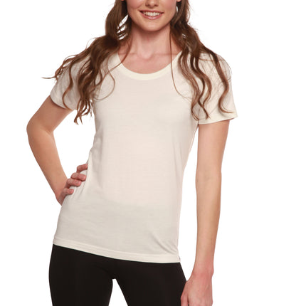 Women's Bamboo/Cotton Short Sleeve Scoop Neck T-Shirt