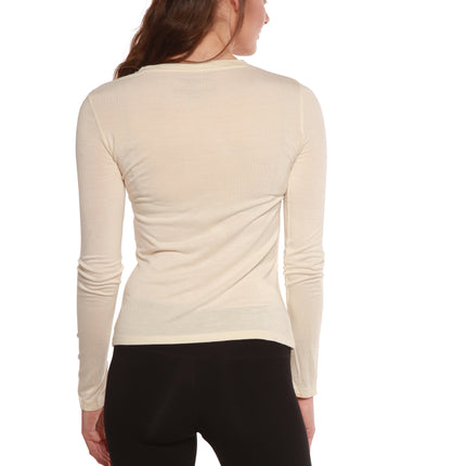 Clearance Women's Scoop Neck 100% Bamboo Viscose Long Sleeve Shirt