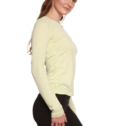 Clearance Women's Scoop Neck 100% Bamboo Viscose Long Sleeve Shirt