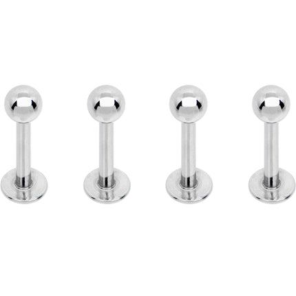 16G 5/16 Rainbow Black PVD Pack Set of 12 Labret Monroe